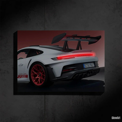 GlowArt Porsche GT3 RS NEON Poster