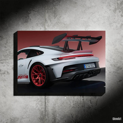 GlowArt Porsche GT3 RS NEON Poster